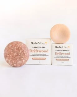 Zero Waste Shampoo & Conditioner Bar Duo -Campmor Outdoor Clothing suds eco driftwood shampoo conditioner bar duo 1123875313