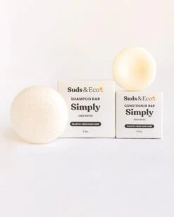 Zero Waste Shampoo & Conditioner Bar Duo -Campmor Outdoor Clothing suds eco simply unscented shampoo conditioner bar duo 1123875320