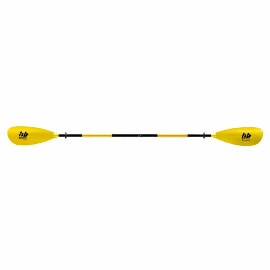 Bending Branches Bounce Kayak Paddle – Yellow Blades with Black Aluminum Shaft and X-Grips 1 Bending Branches Bounce Kayak Paddle – Yellow Blades with Black Aluminum Shaft and X-Grips