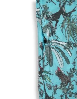 ON OUR WAY UP - VAGABOND™ BUTTON UP By Bajallama 12 ON OUR WAY UP - VAGABOND™ BUTTON UP By Bajallama -Campmor Outdoor Clothing turquoise cockatoo monkey print button down