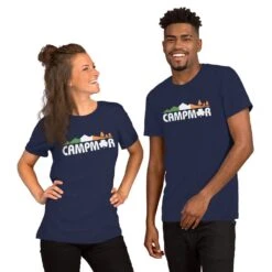 Campmor Limited Edition Irish T-Shirt -Campmor Outdoor Clothing unisex staple t shirt navy front 620fd4b7f2107
