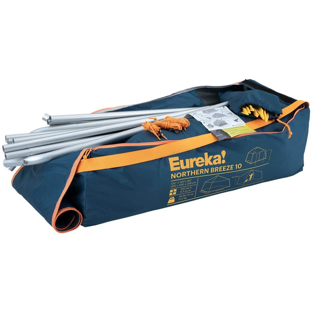 Eureka Northern Breeze 10 – 10x10 Silver Birch/Legion Blue Screen House with Integrated Awning 6 Eureka Northern Breeze 10 – 10x10 Silver Birch/Legion Blue Screen House with Integrated Awning - Image 6