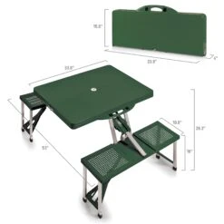 Picnic Time Portable Folding Picnic Table with 4 Integrated Seats – Compact All-in-One Outdoor Table for Camping, Tailgates & Beach -Campmor Outdoor Clothing wmvjczwy8lwcxowzm9ev