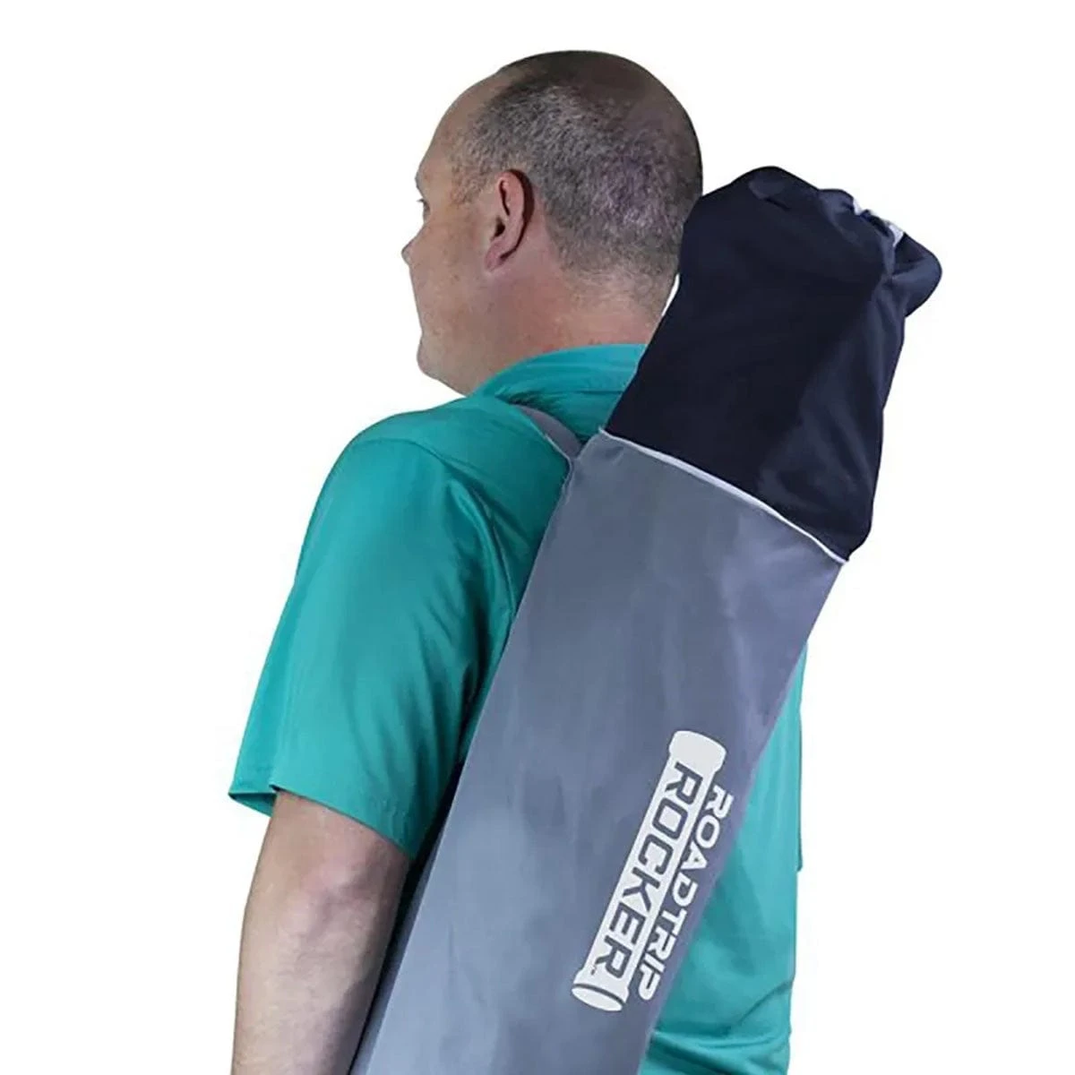 GCI Outdoor RoadTrip Rocker - Charcoal Mesh Spring-Action Folding Rocking Chair 2 GCI Outdoor RoadTrip Rocker - Charcoal Mesh Spring-Action Folding Rocking Chair - Image 2